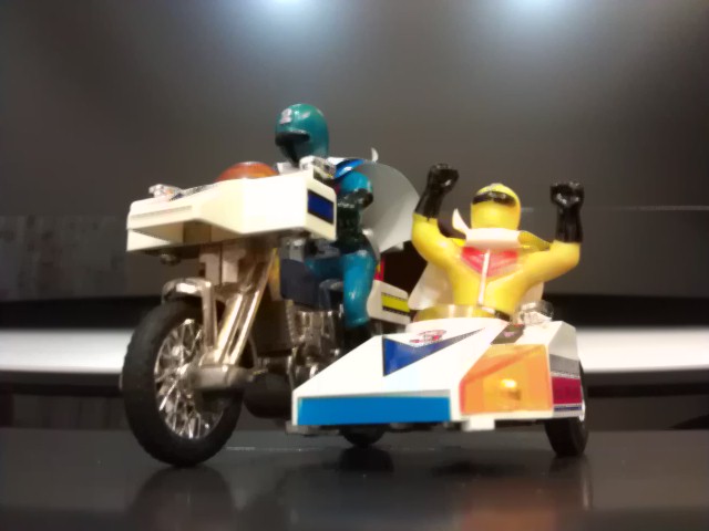 POPY 秘密戰隊五連者藍黃蓮者摩拖車/ ポピー  PA -52 秘密戦隊 ゴレンジャー アオレンジャー