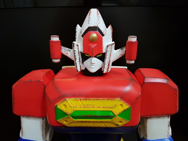 鬪將。大武士。DAIMOS Mindstyles Vinyl (Battle Damage ) Limited Edition / 闘将ダイモス メタリックフィギュア 限定販売 ジャンボマシンダー