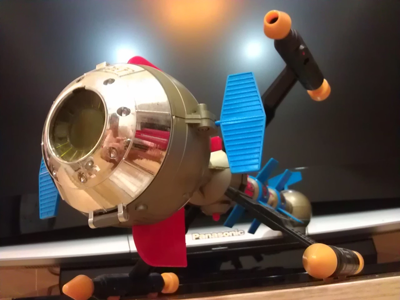 BIG SCALE 太空突擊隊鐵船長的慧星號 ．ポピー  フューチャーコメット ・キャプテンフューチャー